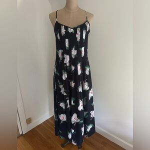 Banana Republic Floral Midi Dress, size 6